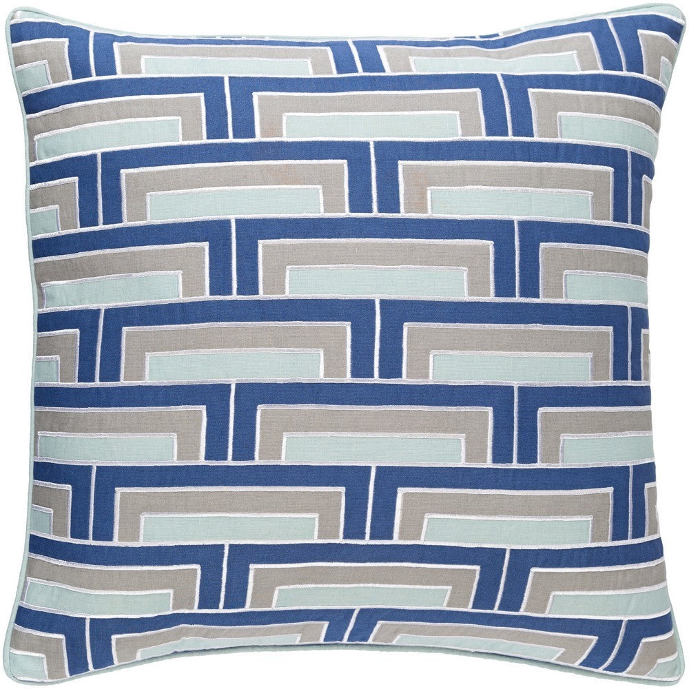 Lambersart 20 Inch Feather Down Polyester Filled Throw Pillow