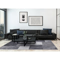 Fiona Grey Rocky Block Stack Rug