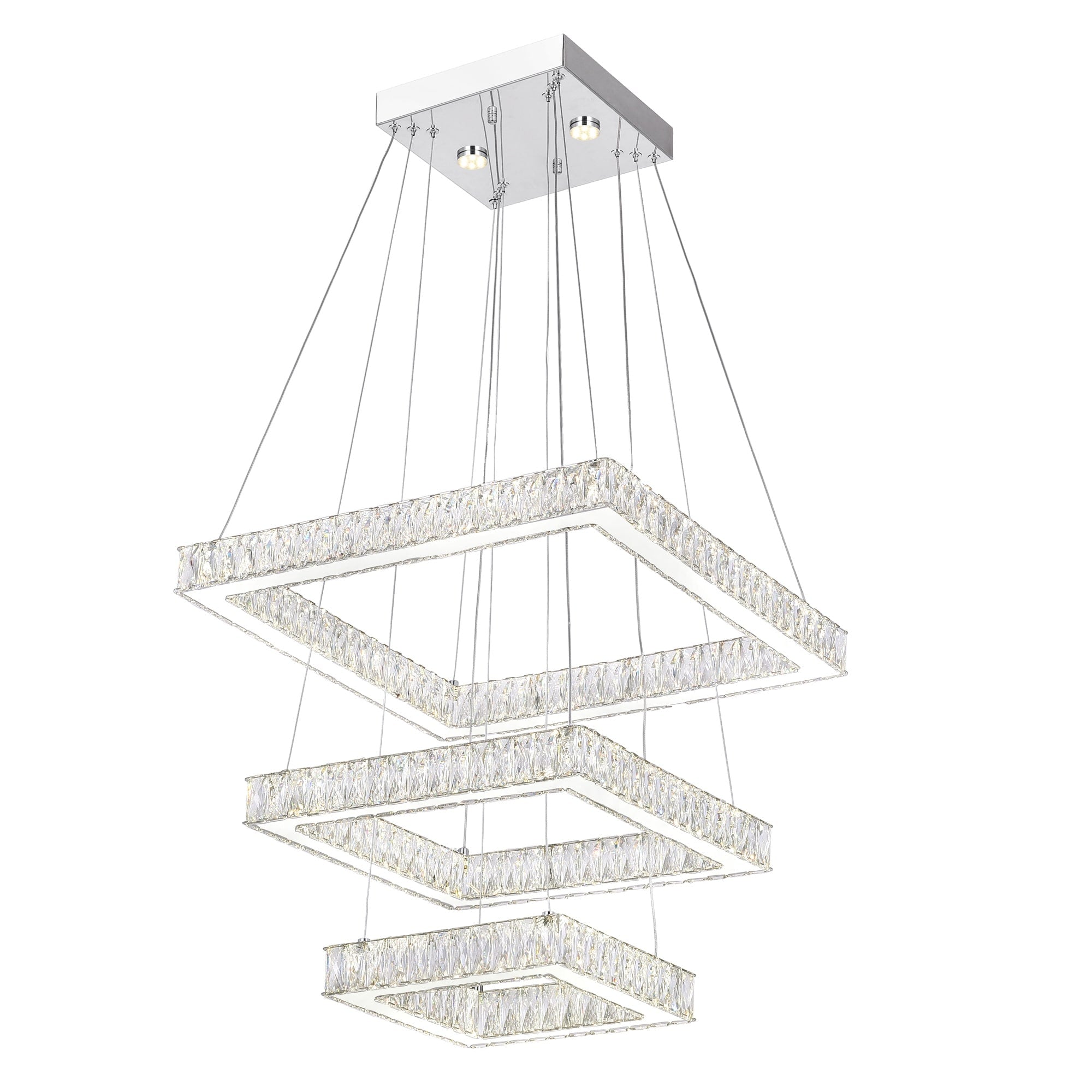 Chrome Stainless Steel Led Chandelier