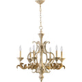 Florence Persian White 6 Light Chandelier