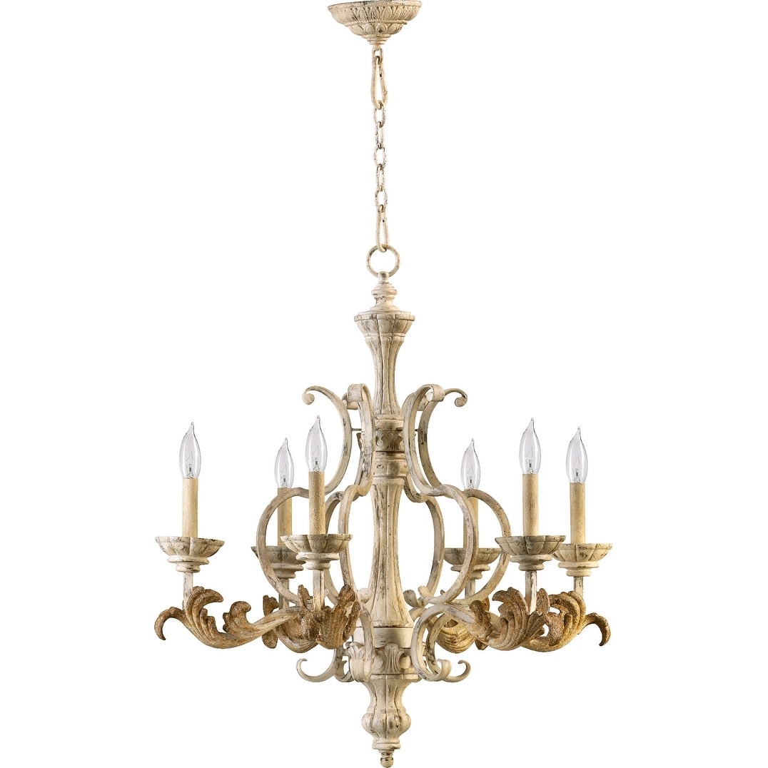 Florence Persian White 6 Light Chandelier