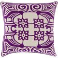 Decorative Allyson Floral 22 Inch Throw Pillow