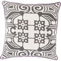 Decorative Allyson Floral Feather Down Or Filled Throw 18 Inch Throw Pillow