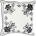 Florence De Dampierre Decorative Annabel Damask 22 Inch Throw Pillow