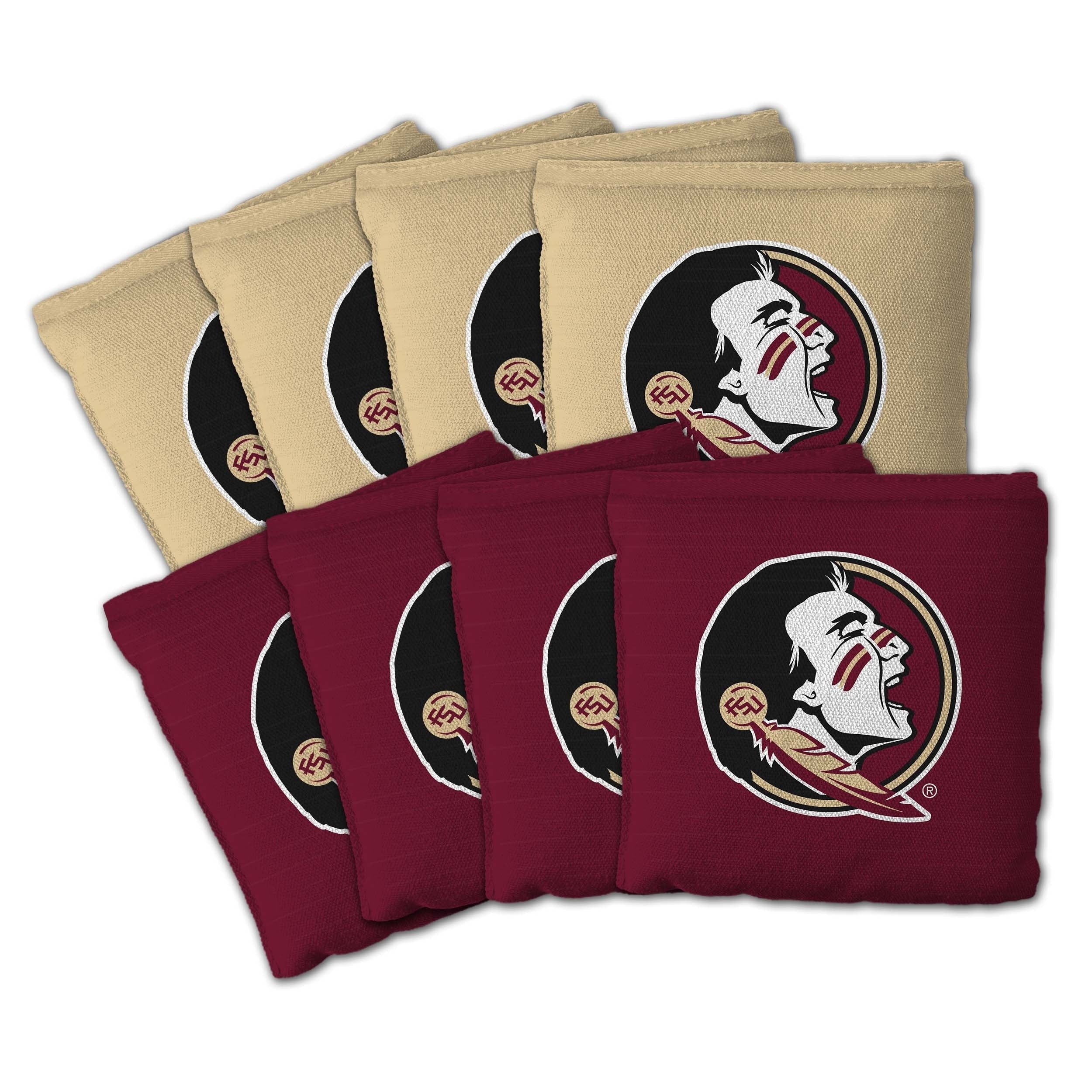 Florida State Seminoles Ncaa Dual Sided Pro Stop Slide Cornhole Bags