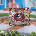 Florida State University Yard Sign Happy Holidays 24 X 18