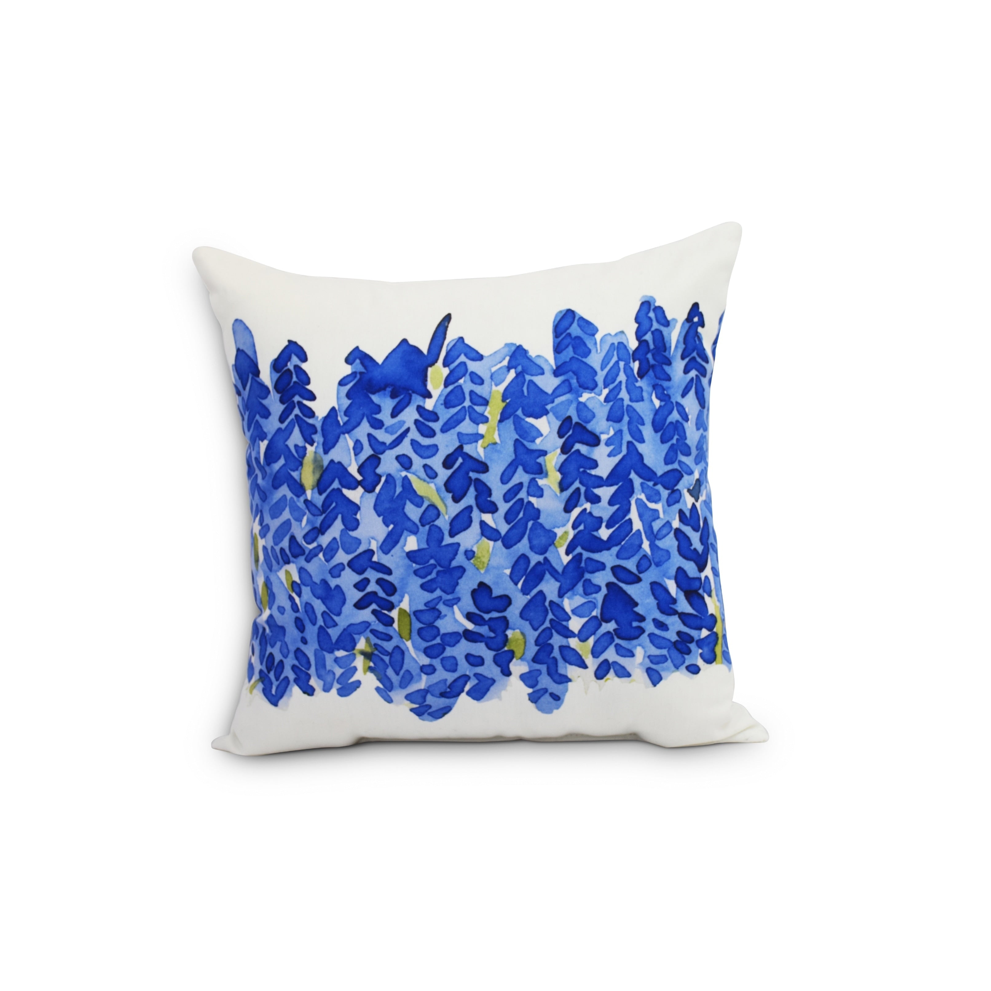 Flower Bell Bunch 16 Inch Decorative Floral Throw Pillow