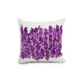 Flower Bell Bunch 20 Inch Blue Decorative Floral Throw Pillow