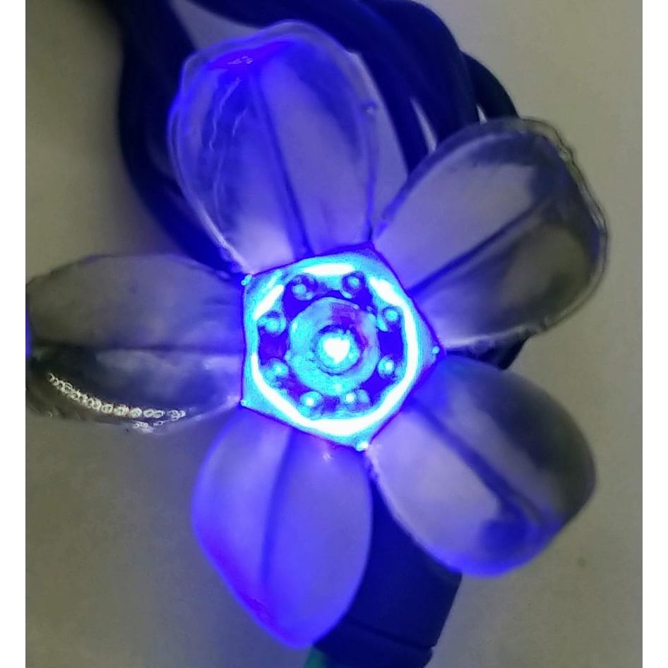 Flower Blue Led Light String