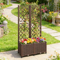 Flower Pot Elevated Garden Bed Plant Rack