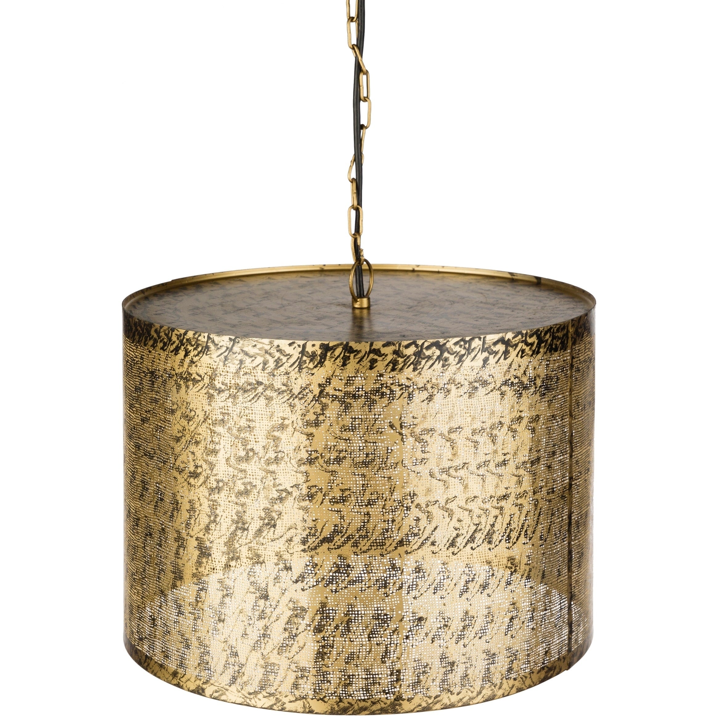 Floza Bohemian Antiqued Metal 1 Light Pendant