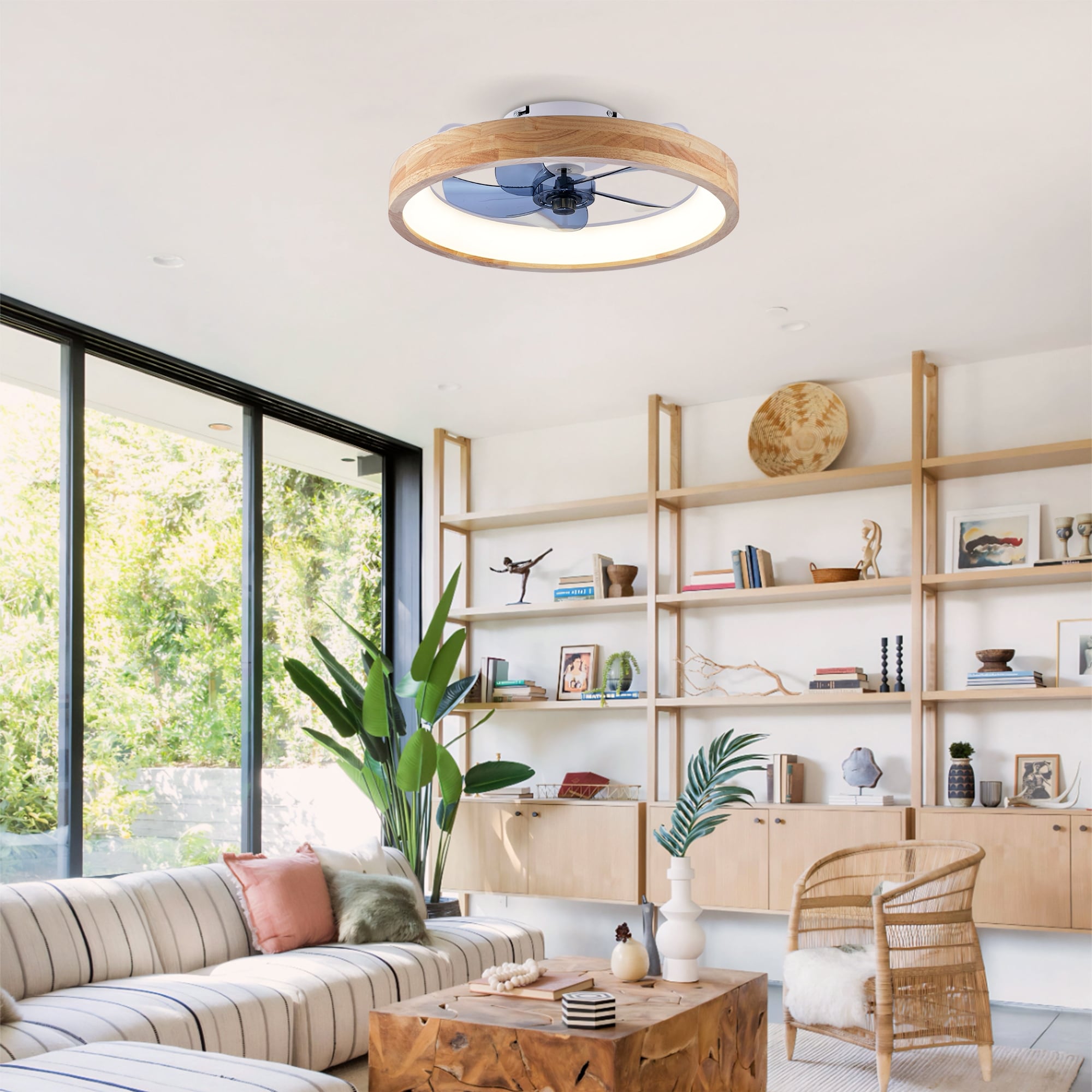 Flush Mount Ceiling Fans With Lights And Remote Control Without Bulbs