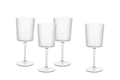 Flute All-Purpose Wine Glasses, Set of 4