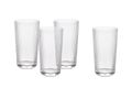 Flute Tall Drinking Glasses, Set of 4