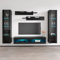Fly Ab2 34Tv Wall Mounted Floating Modern Entertainment Center