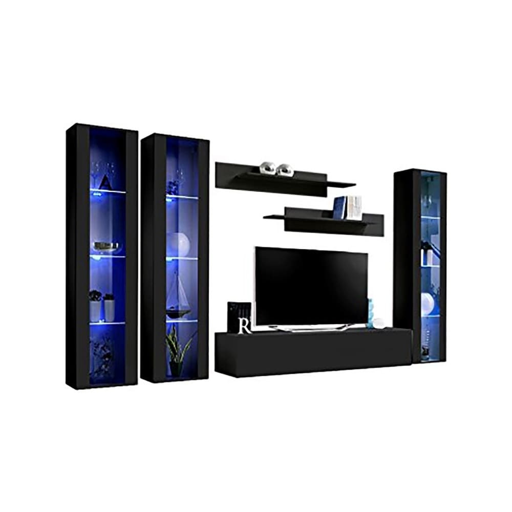 Fly C Wall Mounted Floating Modern Entertainment Center