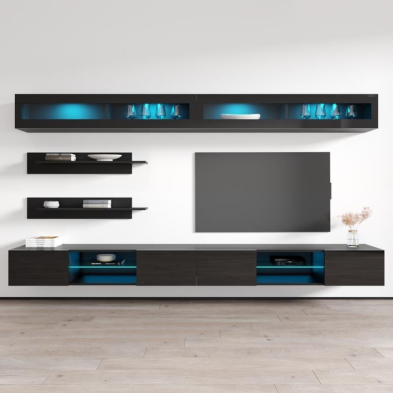 Fly I2 33Tv Wall Mounted Floating Modern Entertainment Center