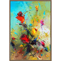 Fly Roses By Stanislav Lazarov Framed Canvas Wall Art