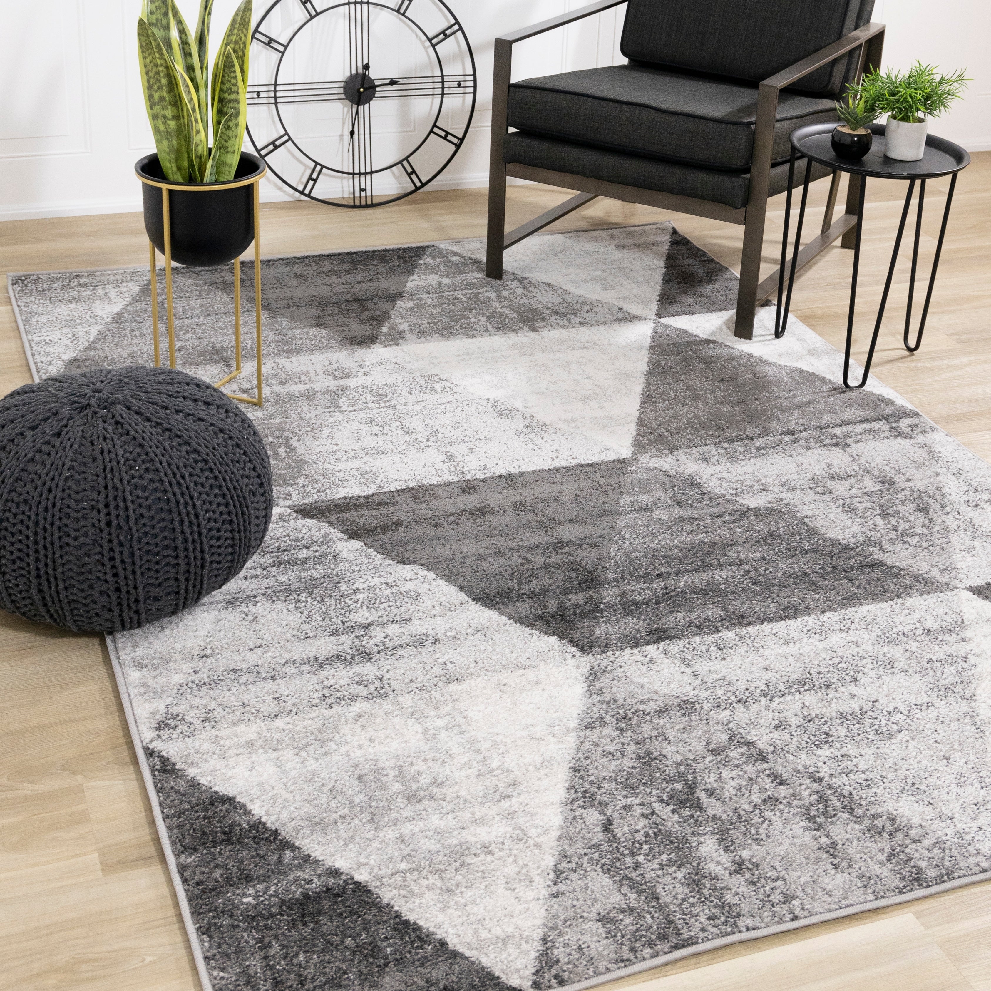 Logic Grey Cream Variegation Rug
