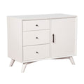 Flynn Wood Accent Cabinet In White