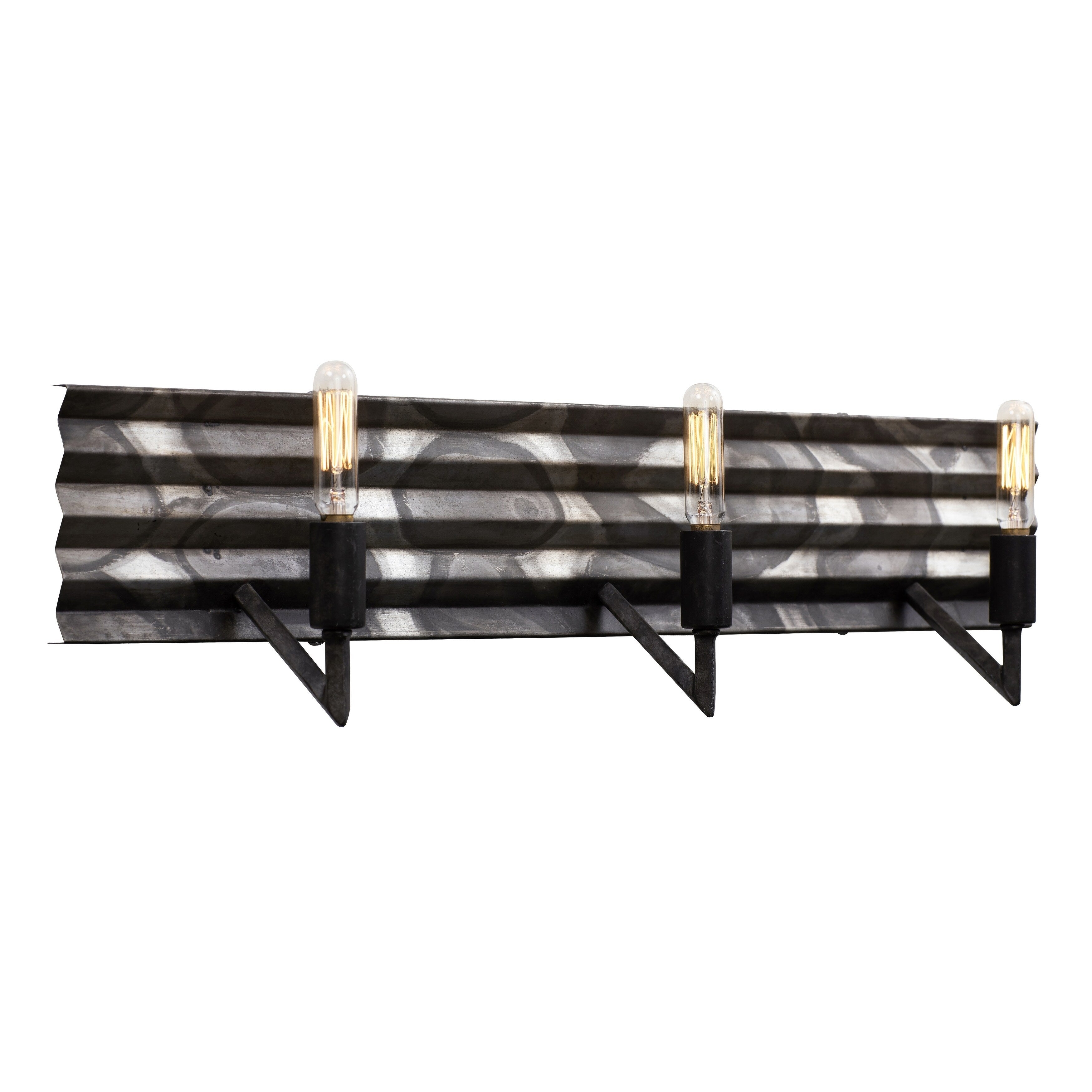 Flynne 3 Light Ombre Galvanized Bath Light