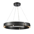 Fogelberg 26 Wide Integrated Led Pendant Matte Black 26 Inch W