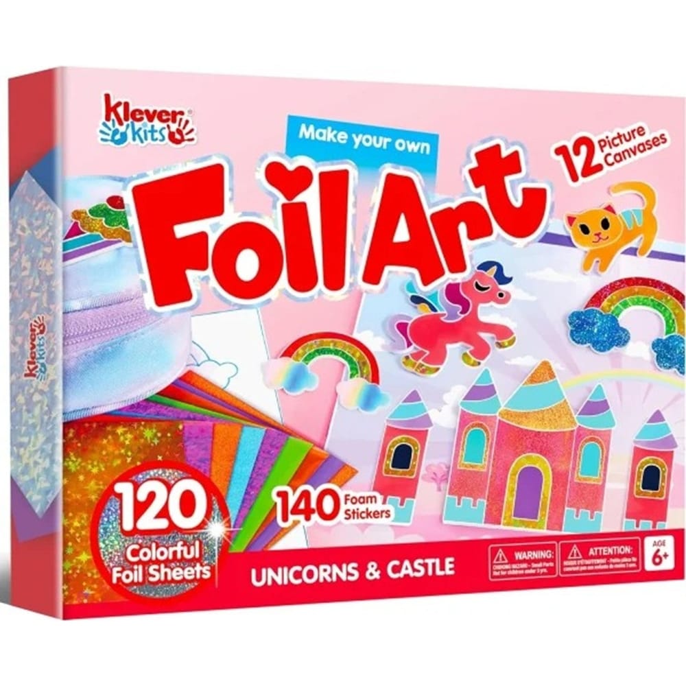 Foil Art Kit For Kids Multicolor