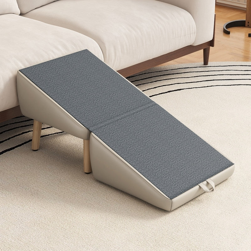 Foldable 2 In 1 Wooden Pet Stairs For Puppy