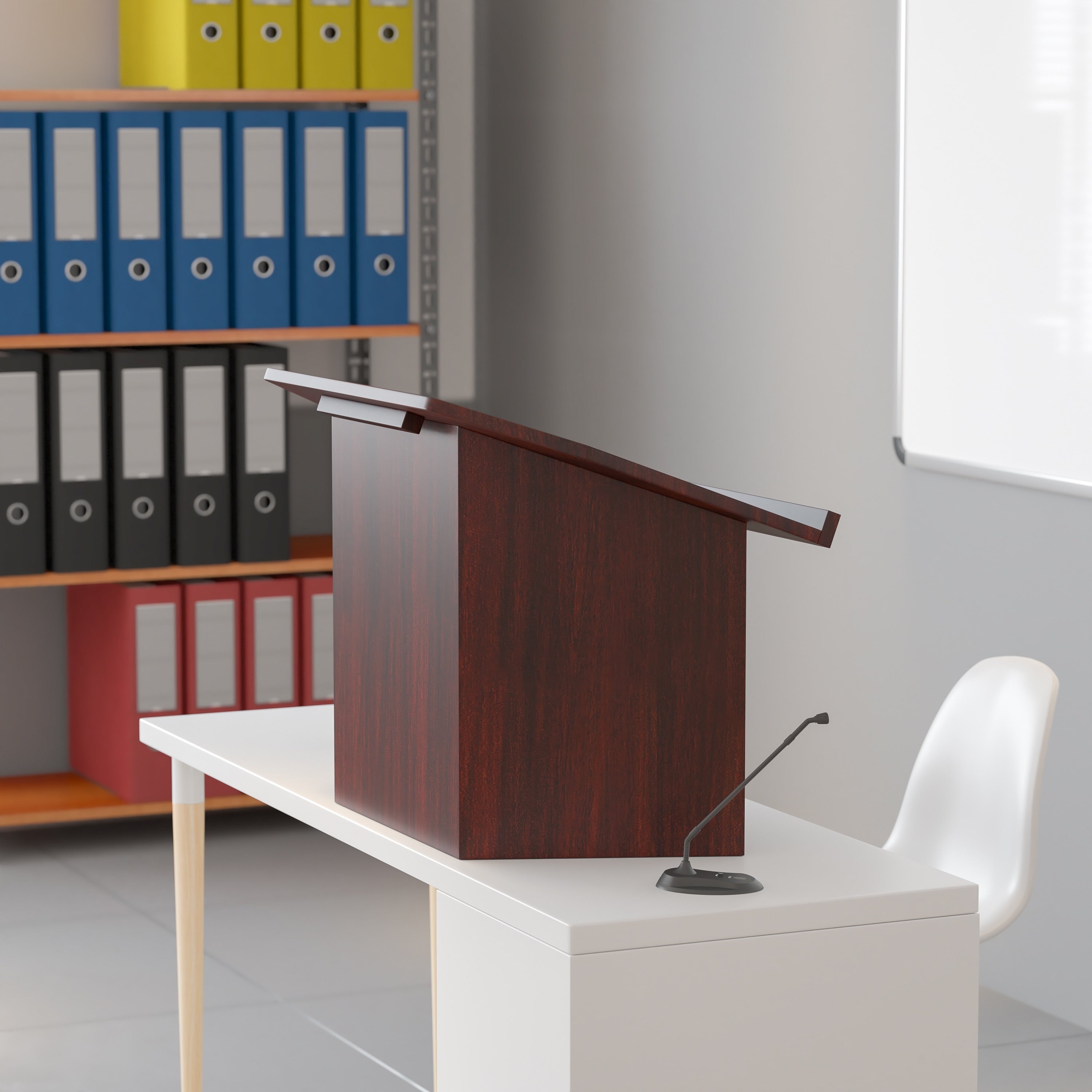 Folding Mahogany Lecturn