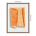 Folded Paper Whispering Secrets By Emma Peal Framed Canvas Wall Art