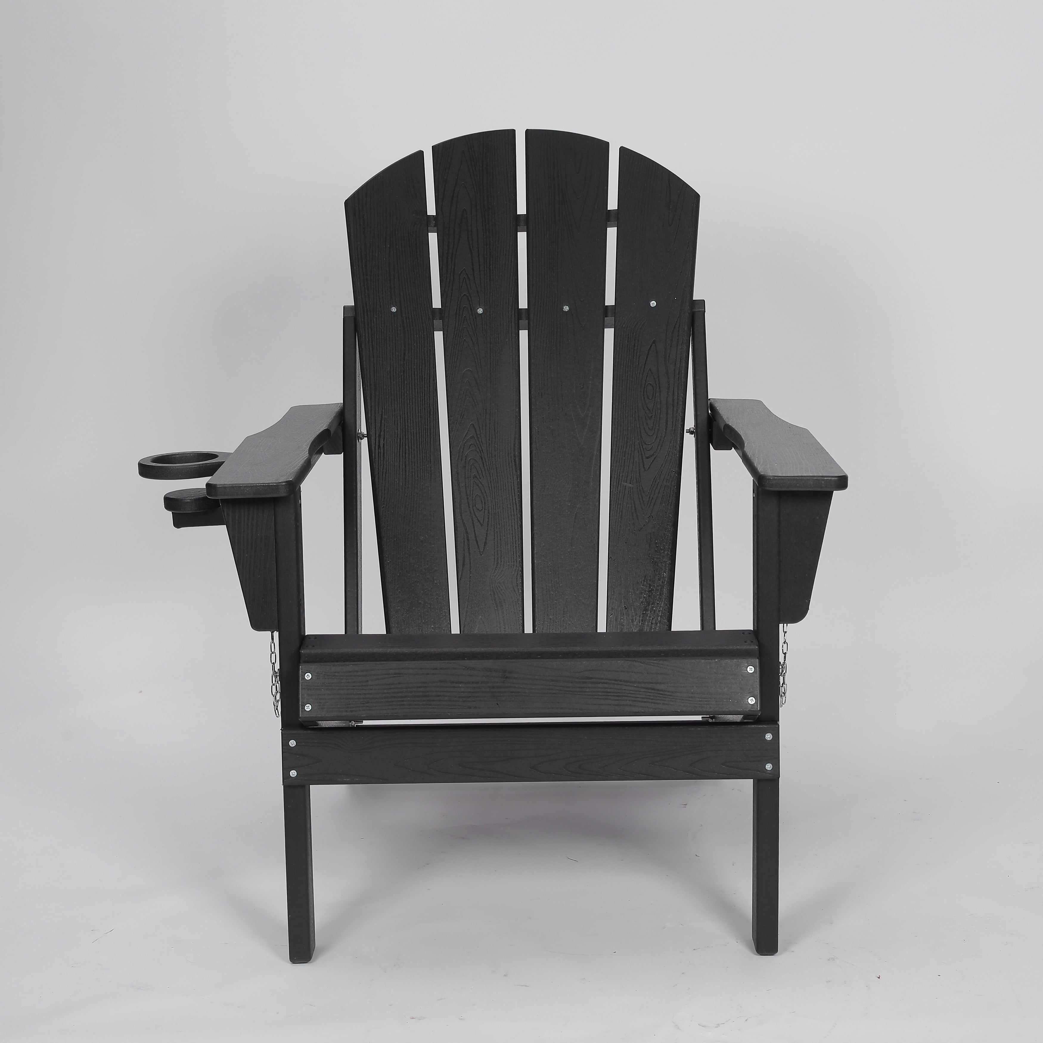 Folding Adirondack Chair Outdoor Chair With Cup Holder Arm Chair Reading Chair Accent Chair Side Chair