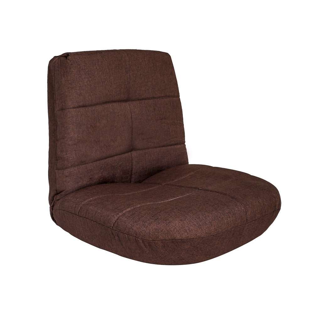 Folding Adjustable Padded Floor Chair For Meditation Or Gaming Chair