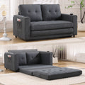 Folding Couch Bed 3 In 1 Sofa To Bed To Game Mat Side Pockets Compact For Small Rooms