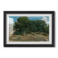 Fontainebleau C 1830 1835 Jean Baptiste Camille Corot Custom Framed Print