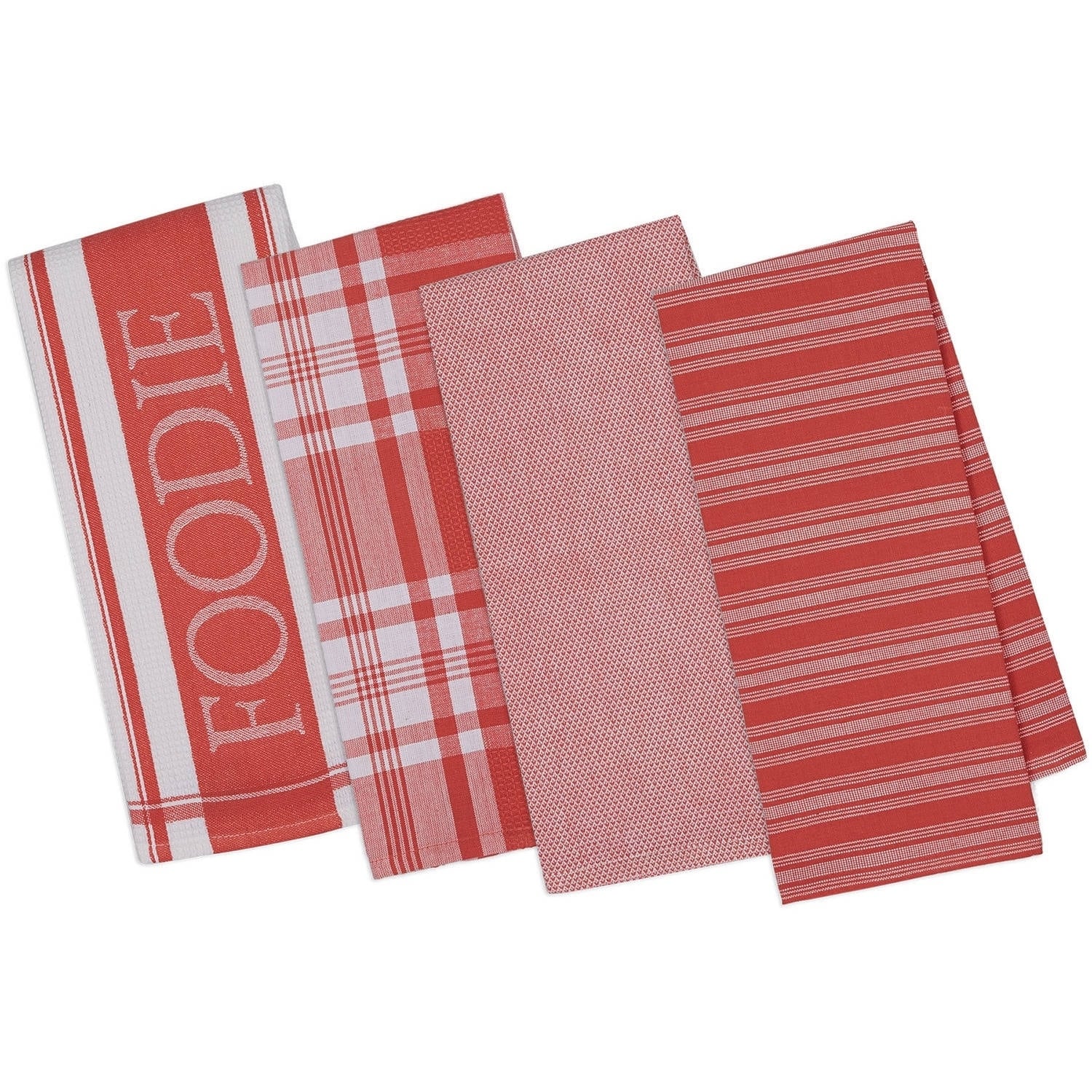 Foodie Gourmet Kitchen Dishtowel Set Of 4