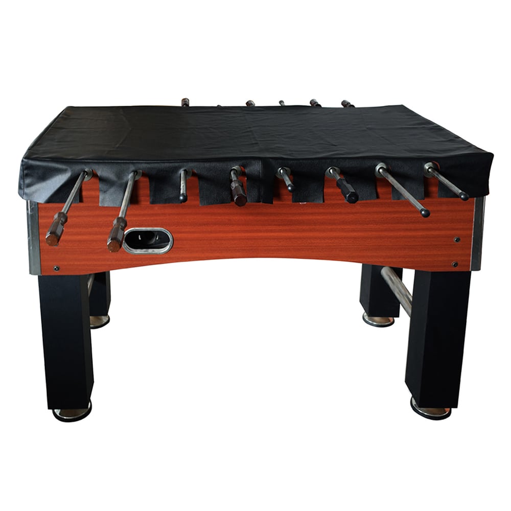 Hathaway Black Synthetic Leather 56 Inch Foosball Table Cover