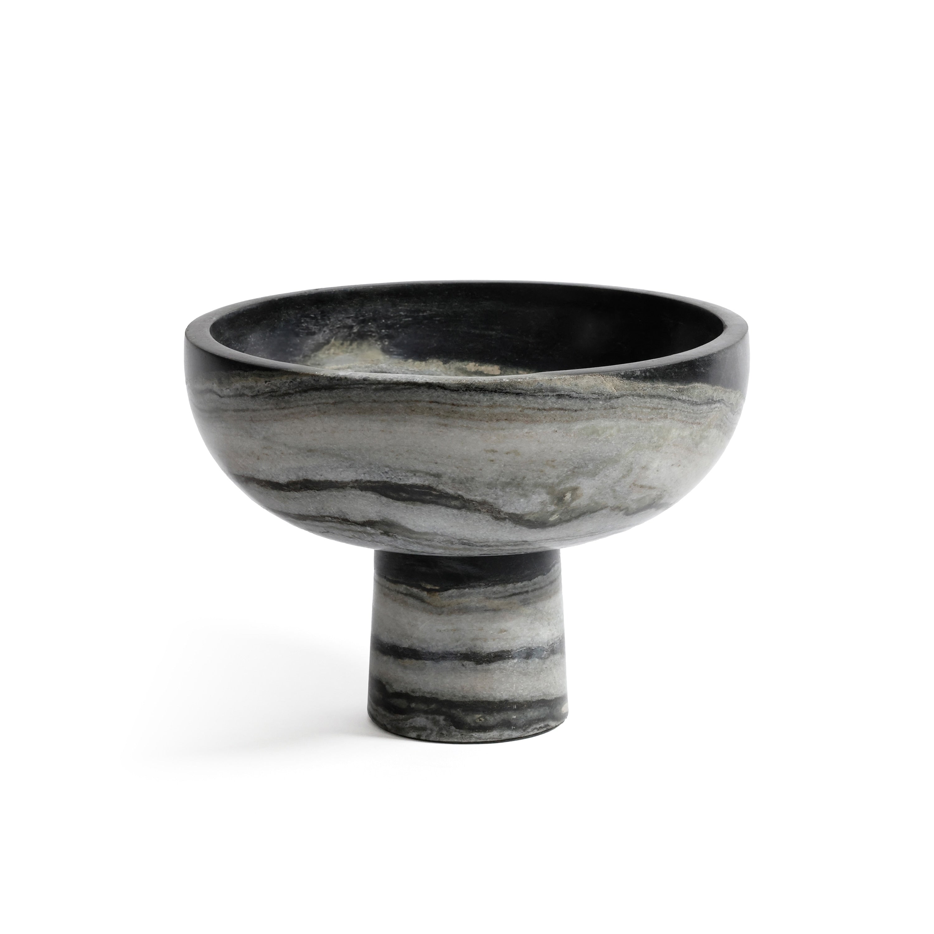 Footed Marble Bowl
