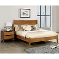 Corrine Mid Century Modern Oak 2 Piece Bedroom Set