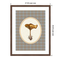Forage Wild Mushroom I By Wild Violets Wood Framed Wall Art Print