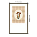 Forage Wild Mushroom No.4 By Wild Violets Wood Framed Wall Art Print