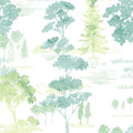 Forest Wallpaper In Shades Of Green