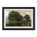 Forest Of 1846 Jean Baptiste Camille Corot Custom Framed Print