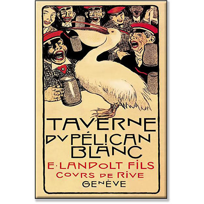 Forestier Tavern Of The White Pelican Gallery Wrapped Canvas Art