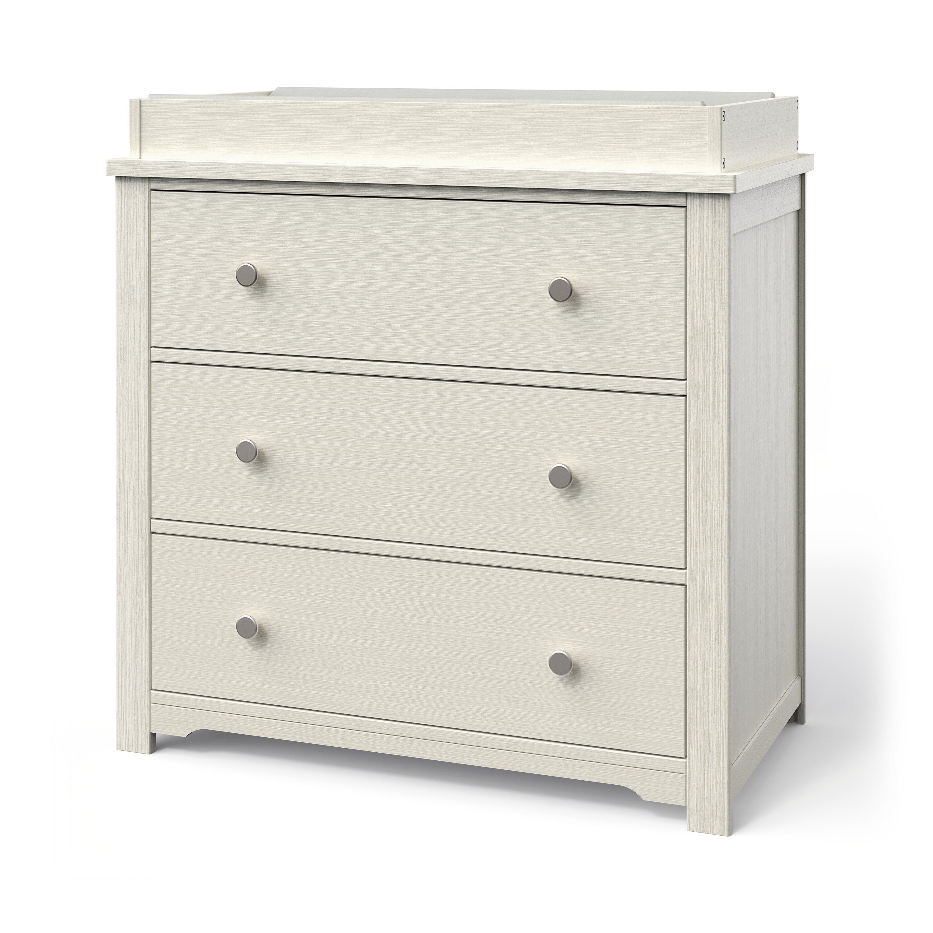 Forever Eclectic Harmony 3 Drawer Dresser With Dressing Kit Brushed Cotton