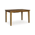 Fori Counter Height Table W Butterfly Leaf 60 78 Inch Light Brown Top