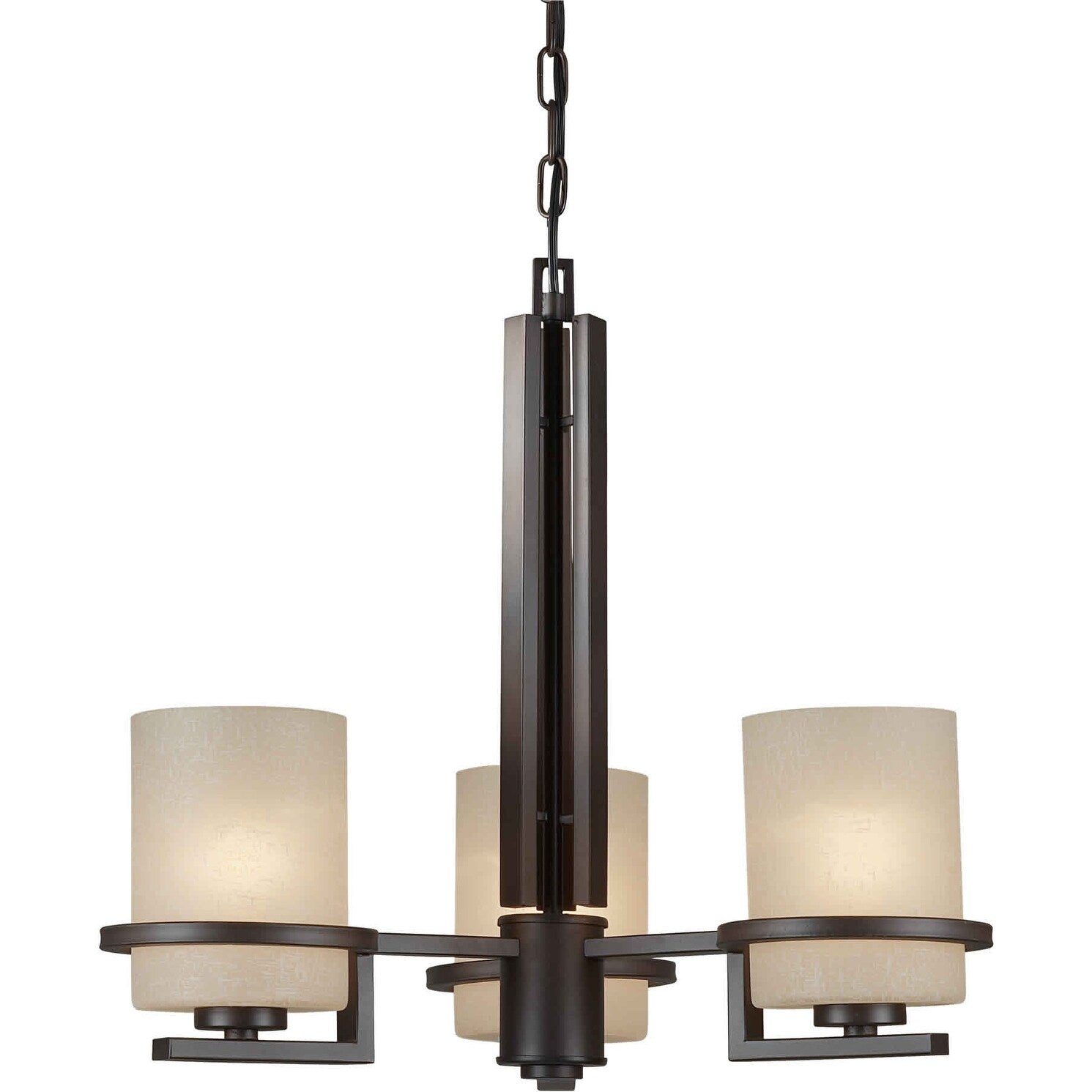 Forte Lighting 2404 03 3 Light 20 1 2 Wide Chandelier