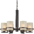 Forte Lighting 2405 06 6 Light 27 1 2 Wide Chandelier