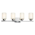 Forte Lighting 5186 04 4 Light 28 Wide Bathroom Vanity Light With