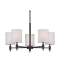 Forte Lighting 7081 05 5 Light 25 Wide Chandelier