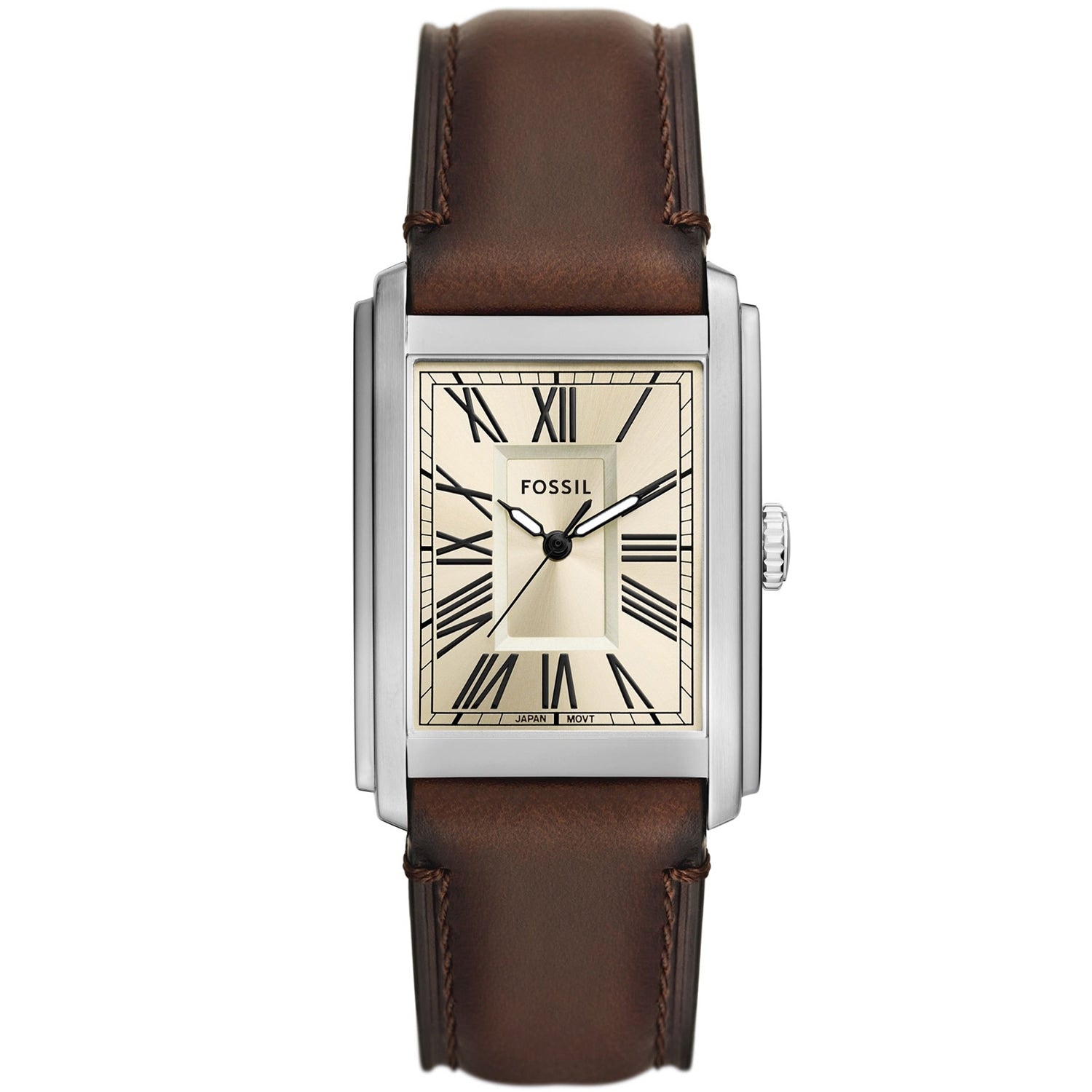 Fossil Mens Carraway Beige Dial Watch Fs6012 One Size
